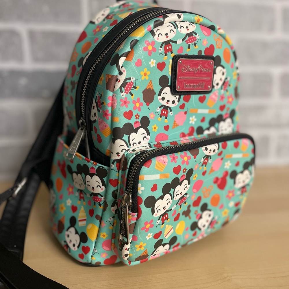 Loungefly x Disney Parks Mini Mickey Minnie Sweet Disney Treats Backpack